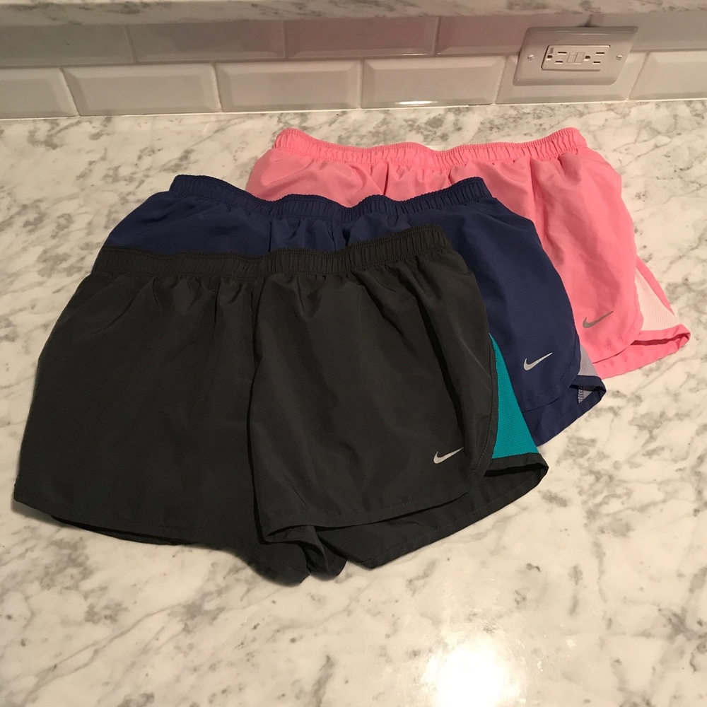 **final price Three dry fit Nike running shorts