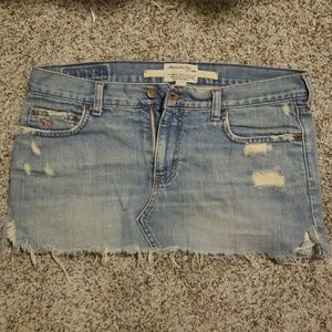 Denim skirt Abercrombie and fitch