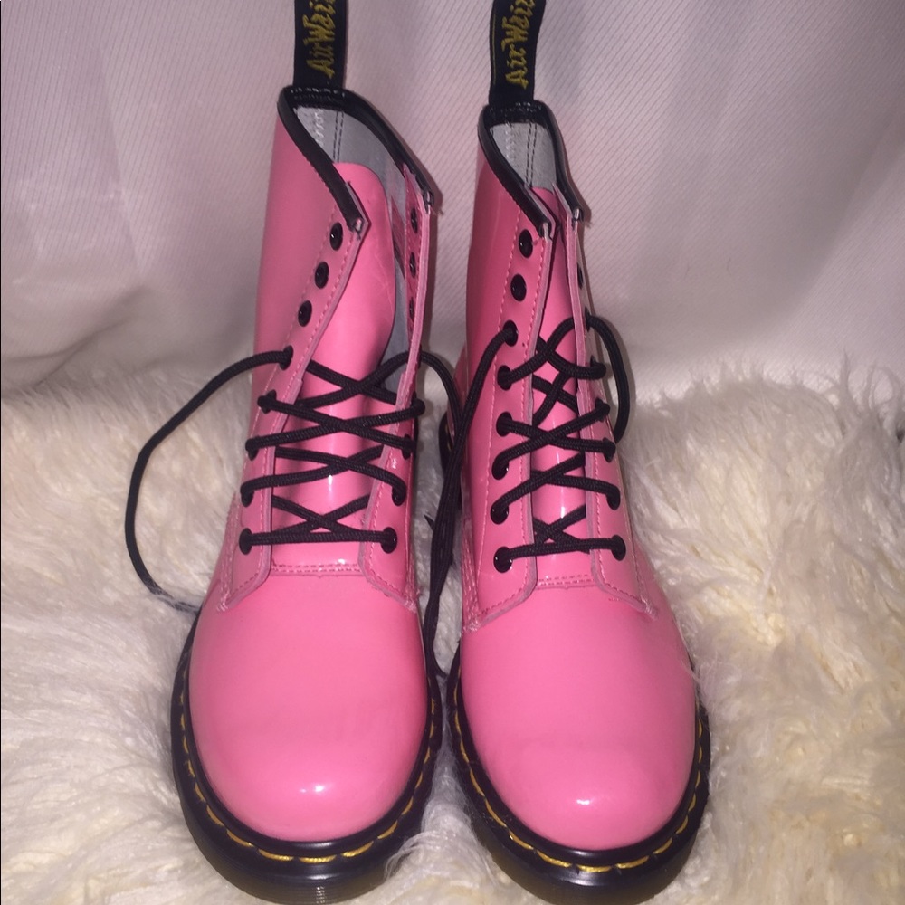 Pink Dr. Martens