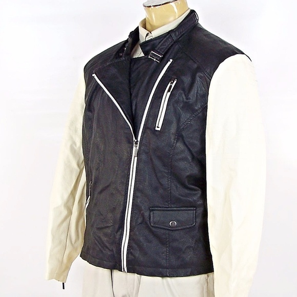 YOKI Women 3X Faux Leather Motorcycle Style Jacket - Picture 4 of 8