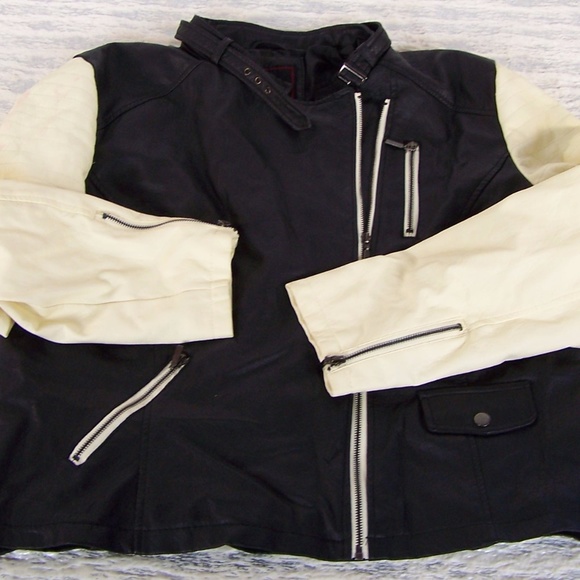 YOKI Women 3X Faux Leather Motorcycle Style Jacket - Picture 7 of 8