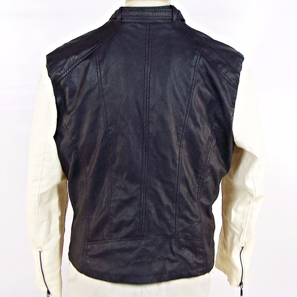 YOKI Women 3X Faux Leather Motorcycle Style Jacket - Picture 5 of 8