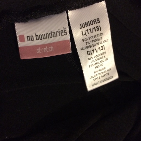 sale! Black asymmetrical skirt elastic waist - Picture 5 of 5