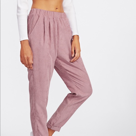 🆕HP🏆Mauve Cord Peg Pants - Picture 2 of 6
