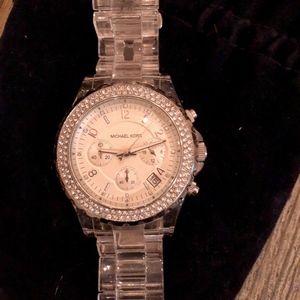 Michelle Watch in clear acrylic