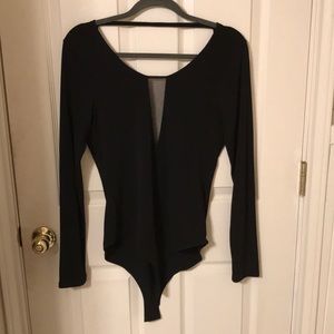 Black BCBG body suit