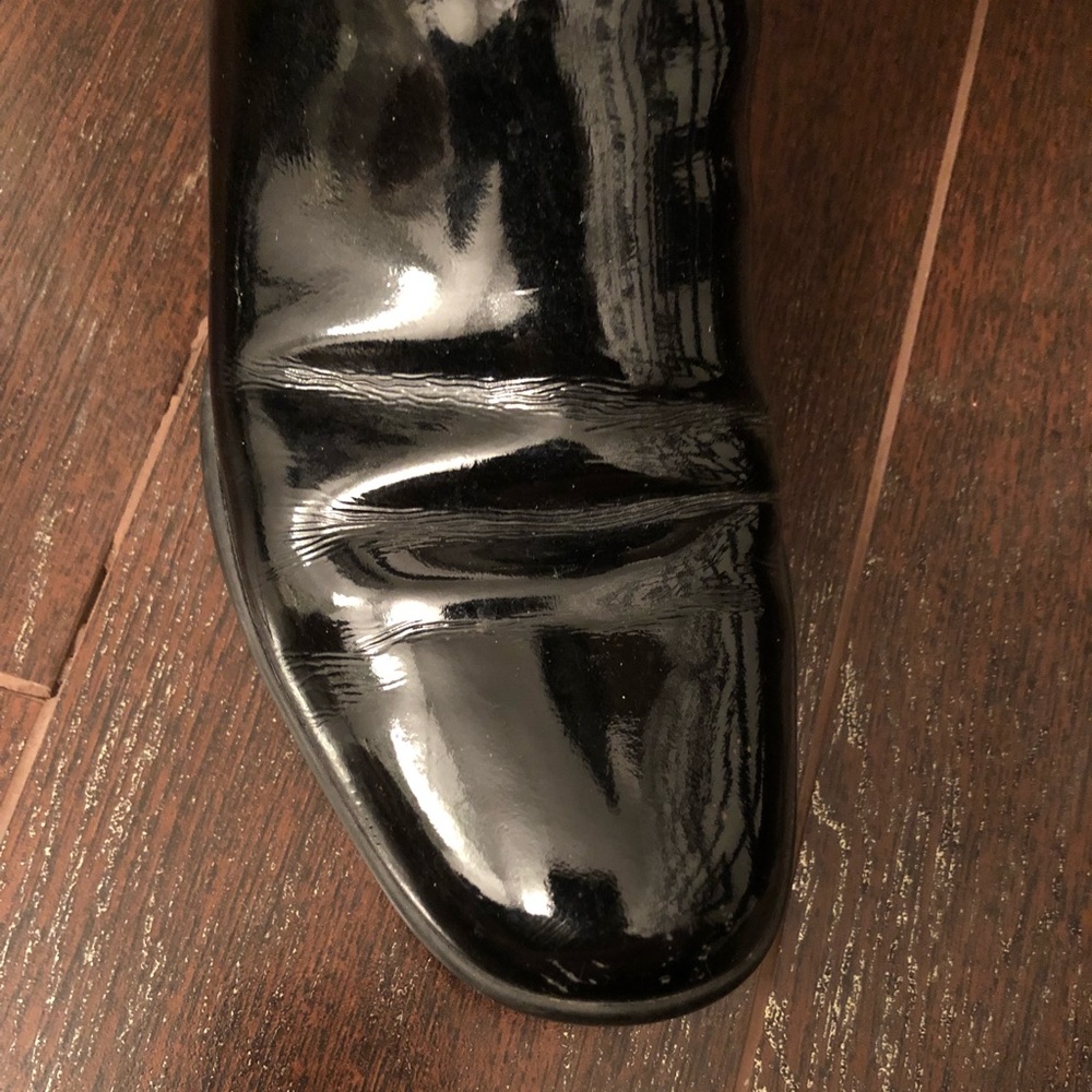 Prada Black Patent Leather Below The Knee Boot - Picture 6 of 8
