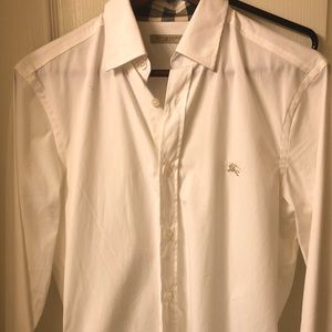 Burberry White Dress Shirt