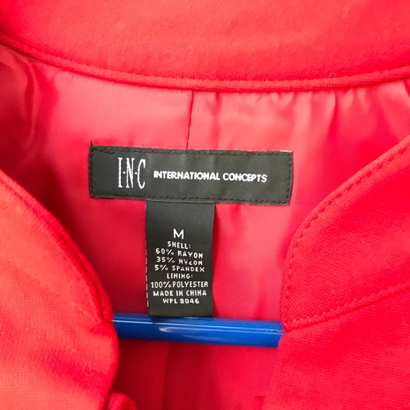 INC Red Jacket - Picture 5 of 7