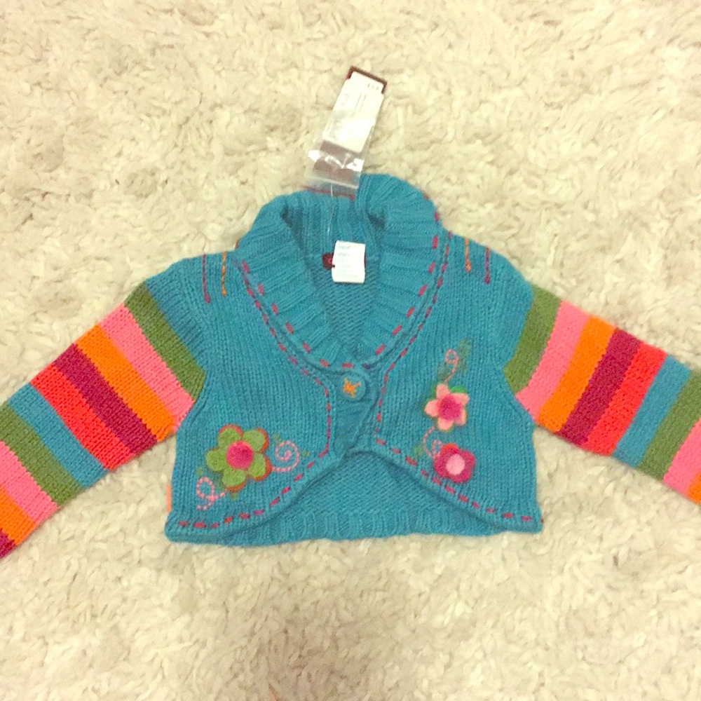 Embroidered sweater NWT size 9month