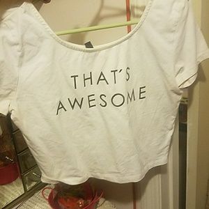 "That's Awesome" Crop
