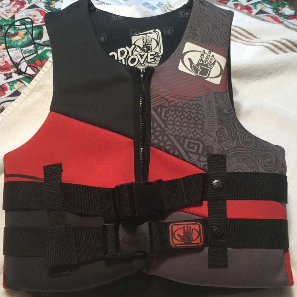 Kids body glove life jacket