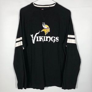 Majestic Vikings NFL Football Longe Sleeve Mens XL