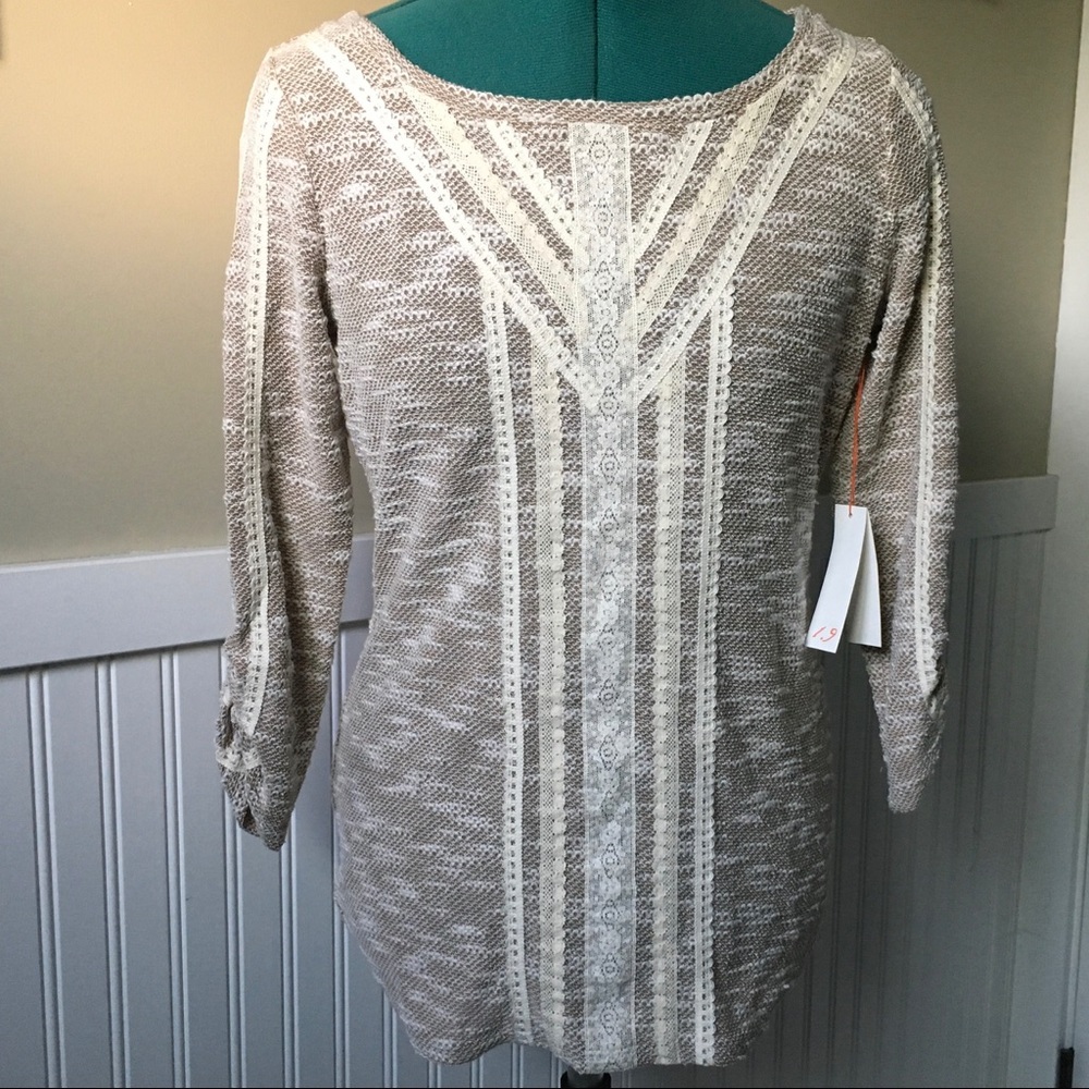 New Anthropologie One September Knitted Top