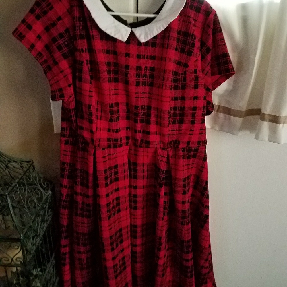 Plaid torrid dress size 3