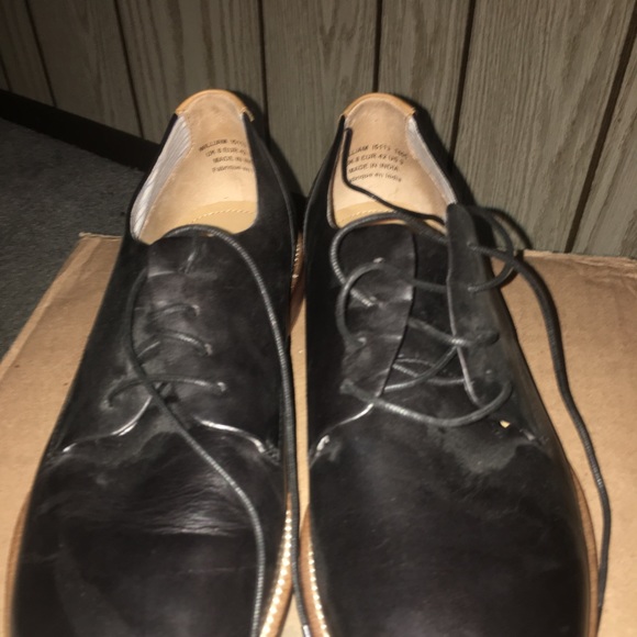 NWOT Black Men\'s Leather Dress shoes main image 3