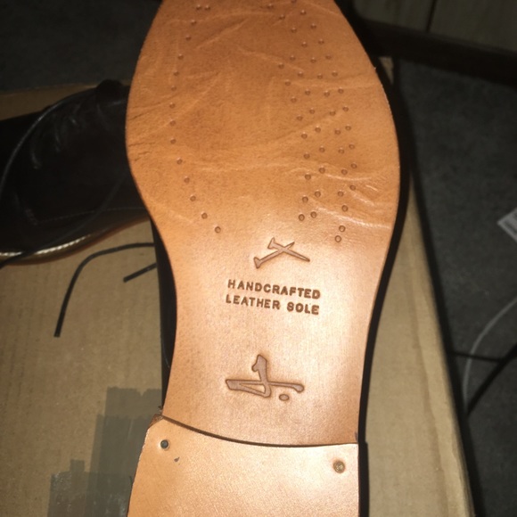 NWOT Black Men\'s Leather Dress shoes main image 4
