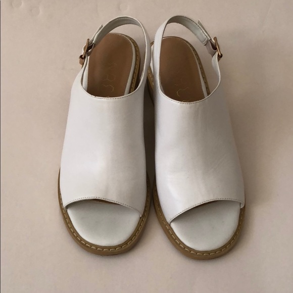 White Leather Mules - Picture 2 of 6