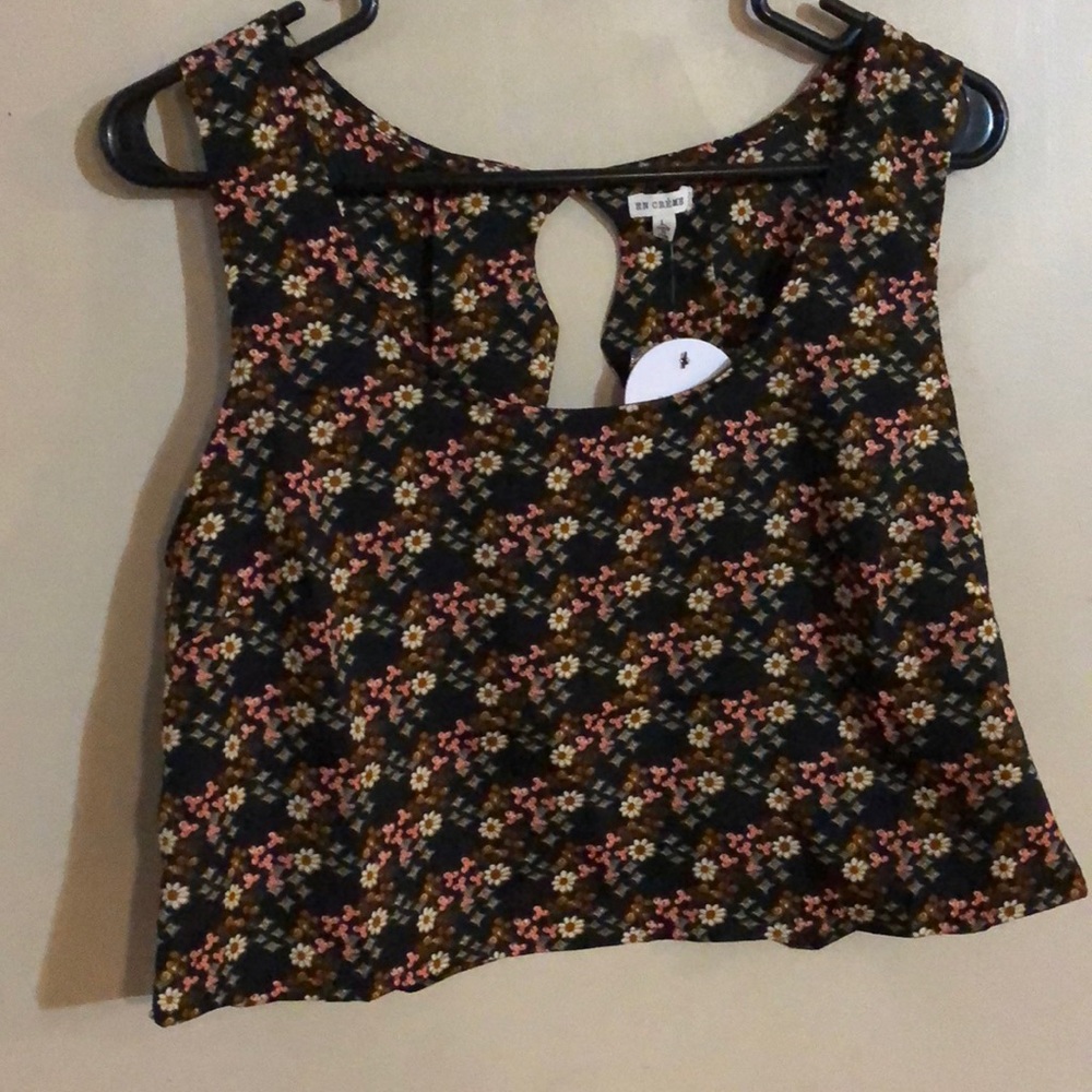 Floral printed shirt