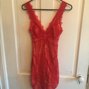 BEBE sexy red dress