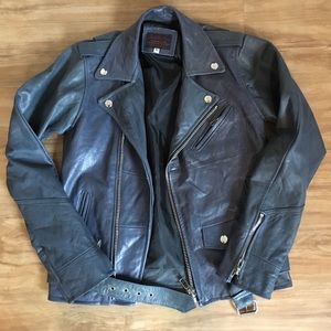 urban outfitters pelechecoco leather moto jacket