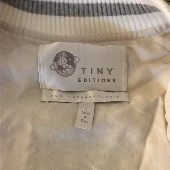 Embroidered zip up Bomber from Tiny Editions! - Picture 5 of 8
