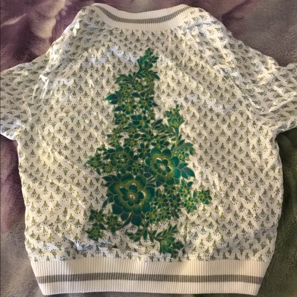 Embroidered zip up Bomber from Tiny Editions! - Picture 7 of 8