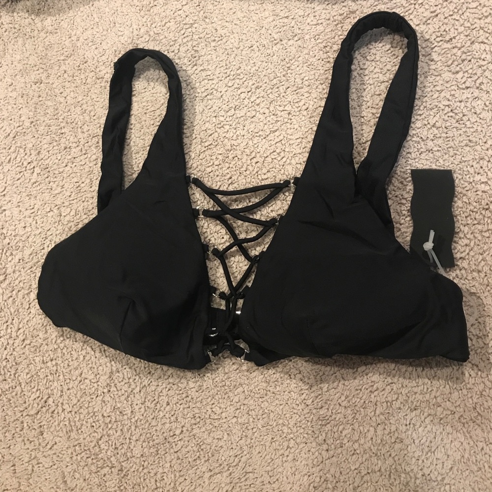 Nasty Gal black bikini top