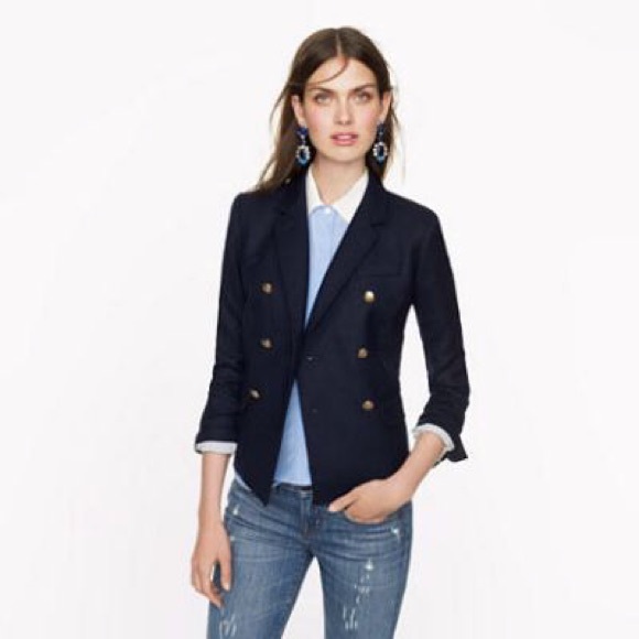 ❌Sold❌J.Crew Double Breasted Schoolboy Blazer - Picture 3 of 8