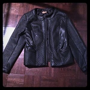 Black Faux Leather Jacket