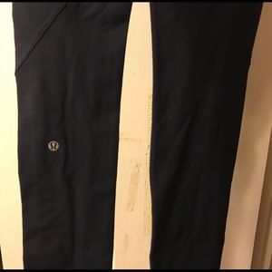 Ruched Navy Lululemon Leggings