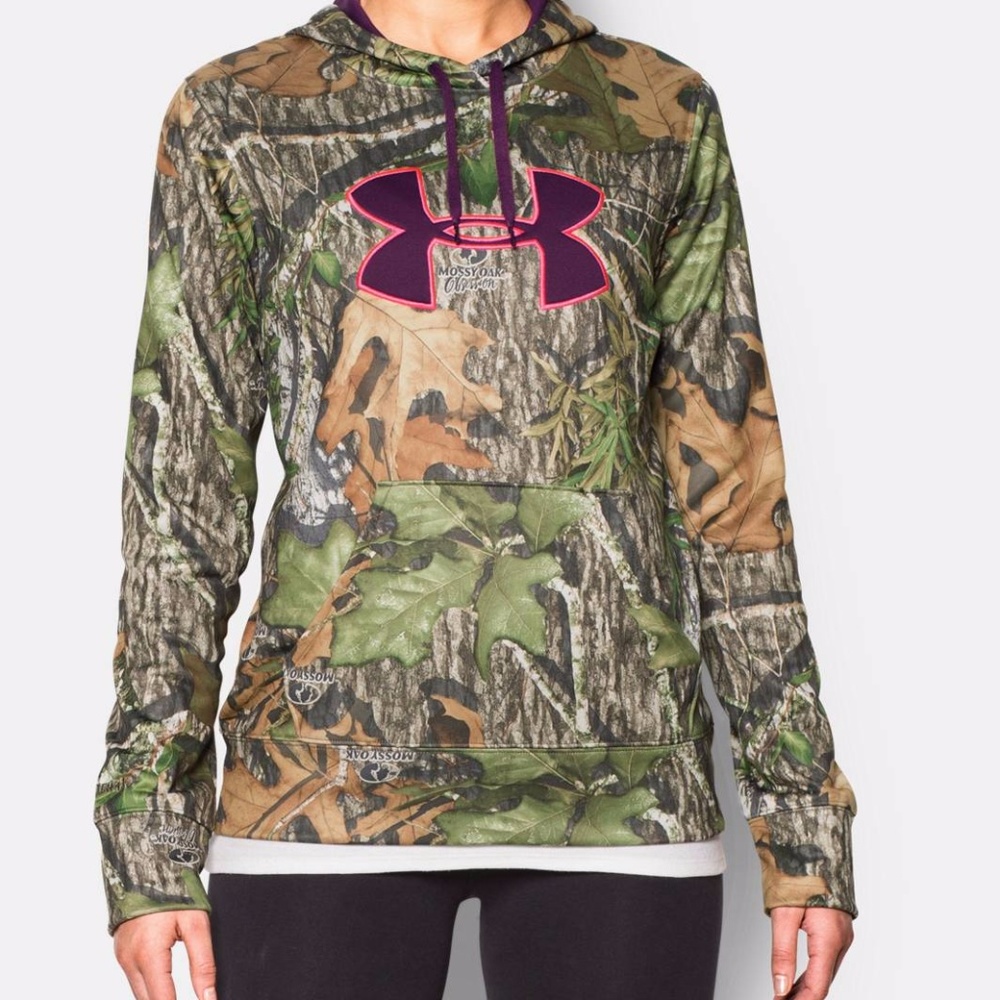 Under Armour Realtree Camo Big Logo Hoodie L - Picture 1 of 2