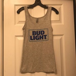 Ladies bud light new logo tank top