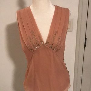 David Meister Designer Sleeveless Blouse