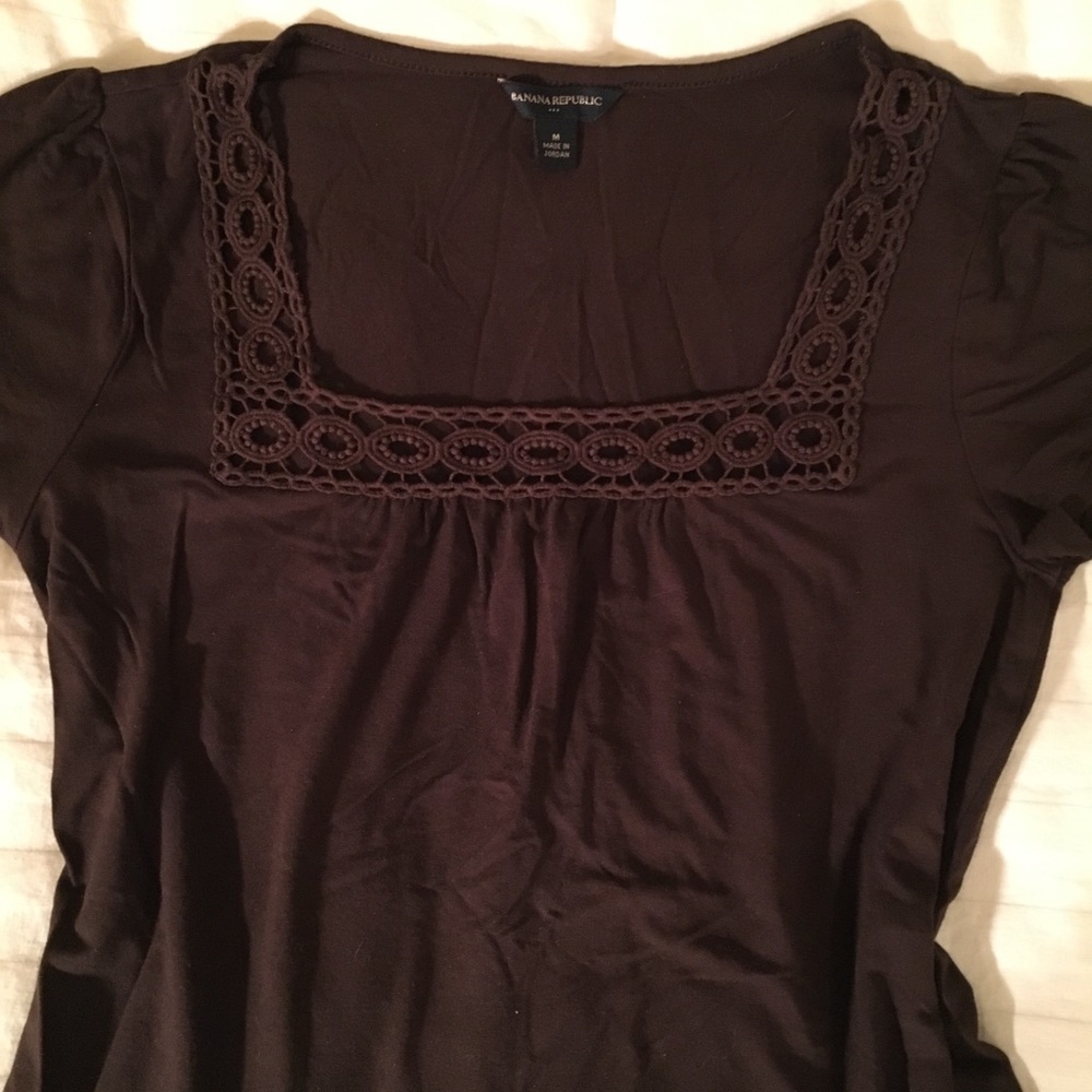 Banana Republic Chocolate Brown Top