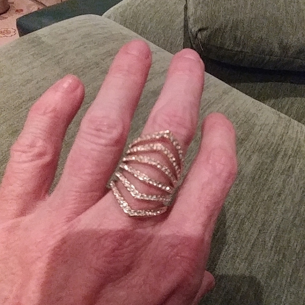 "GOLD AND DIAMOND" RING