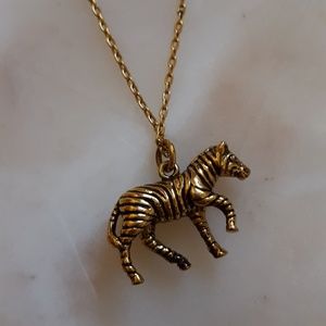 J. crew zebra neckalce