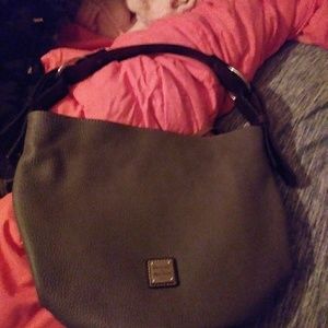 Dooney and bourke leather feedbag new without tags