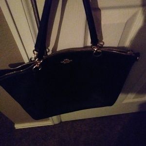 Coach large leather bag