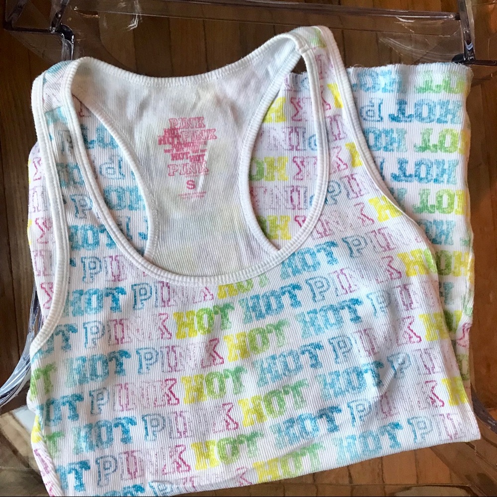 VS Pink racerback tank top