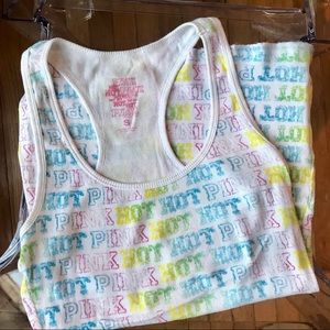 VS Pink racerback tank top