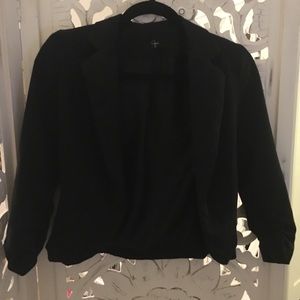 Blazer with rouge sleeve