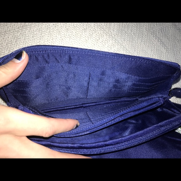 Vera Bradley turnlock Crossbody lapis - Picture 5 of 8