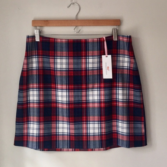 Vineyard Vines Winter Wool Plaid Skirt - Picture 2 of 3