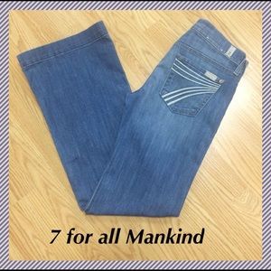 26 x 32" 7 for all Mankind Dojo flares