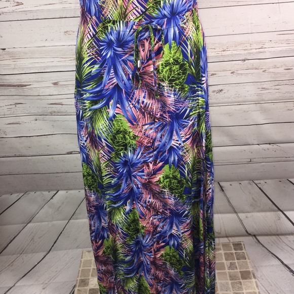 Tropical maxi dress - Picture 2 of 4