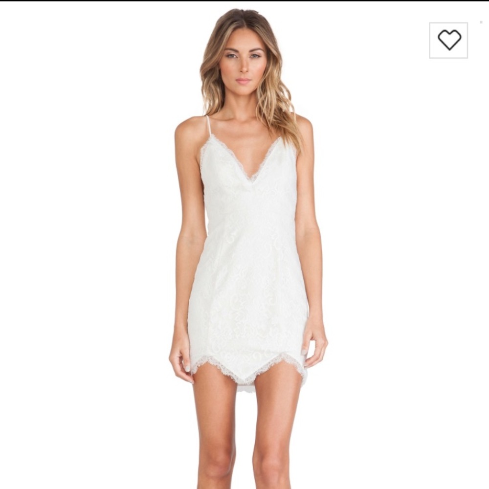 NBD White Lace Dress