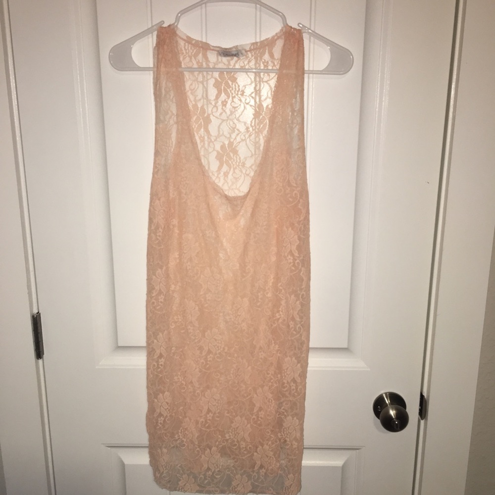 Lace tank top