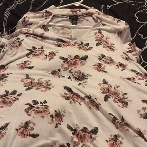 Rue 21 white floral dress