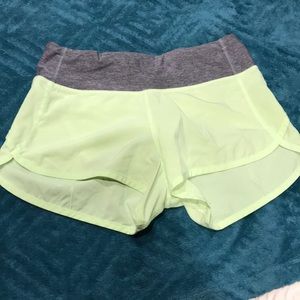 Lululemon speed shorts